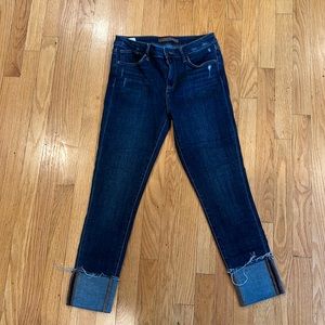 JOES JEANS FOLD OVER SKINNY CROP JEAN